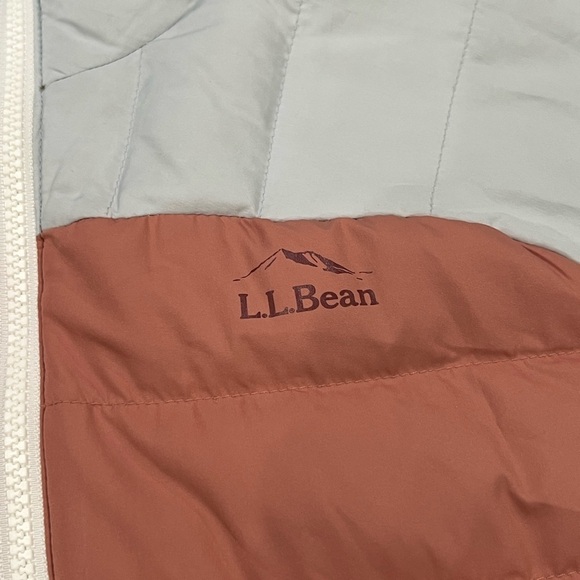 L.L.. Bean Women’s Small 650 Down Filled Puffer Packable Color Block Coat Jacket - Picture 3 of 13